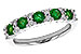 B301-70979: LDS WED RG .70 EMERALD .94 TGW