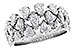 B301-71843: LDS DIA WED RG 1.85 TW FANCY CUT DIAS