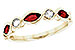 B302-55498: LDS RG .52 TW GARNET .64 TGW