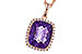 B302-57325: NECKLACE 4.57 AMETHYST 4.81 TGW (12x10MM CU)