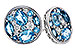 B302-58216: EARRINGS 1.02 TW BLUE TOPAZ 1.18 TGW