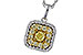 B302-58234: NECK .23 FANCY YELLOW DIAMONDS .65 TW