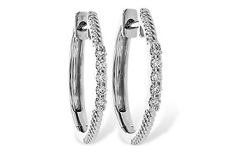 B302-59161: EARRINGS .11 TW