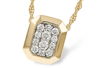 B302-60925: NECKLACE .25 TW