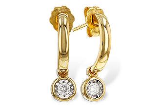 B302-60961: EARRINGS .10 TW