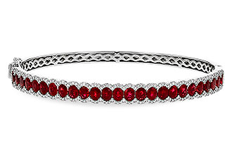 B302-61825: BANGLE 5.04 TW RUBY 5.60 TGW