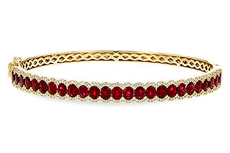 B302-61825: BANGLE 5.04 TW RUBY 5.60 TGW