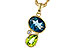 B302-62770: NECKLACE 2.43 SEMI-PREC (PER,LBT) 2.45 TGW