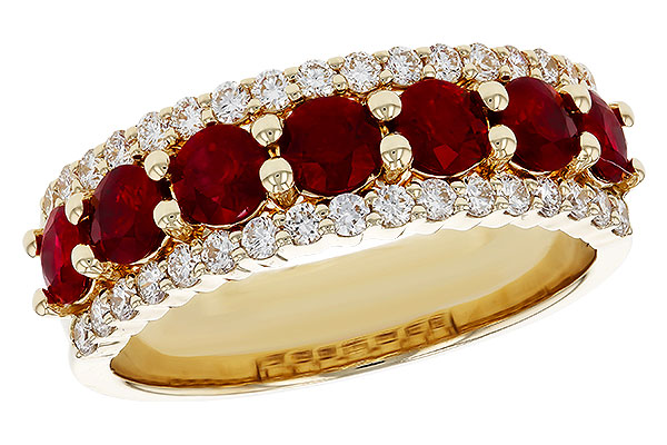 B303-45498: K216-20988 W/RUBY 1.26 TW RUBY 1.70 TGW