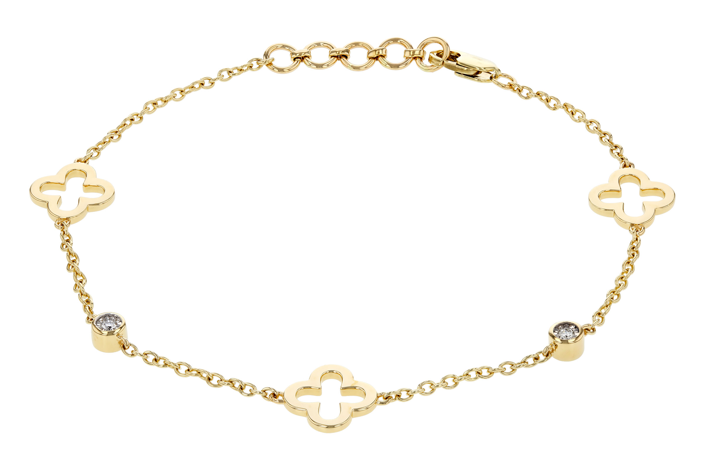 B303-46416: BRACELET .06 TW (7.25")