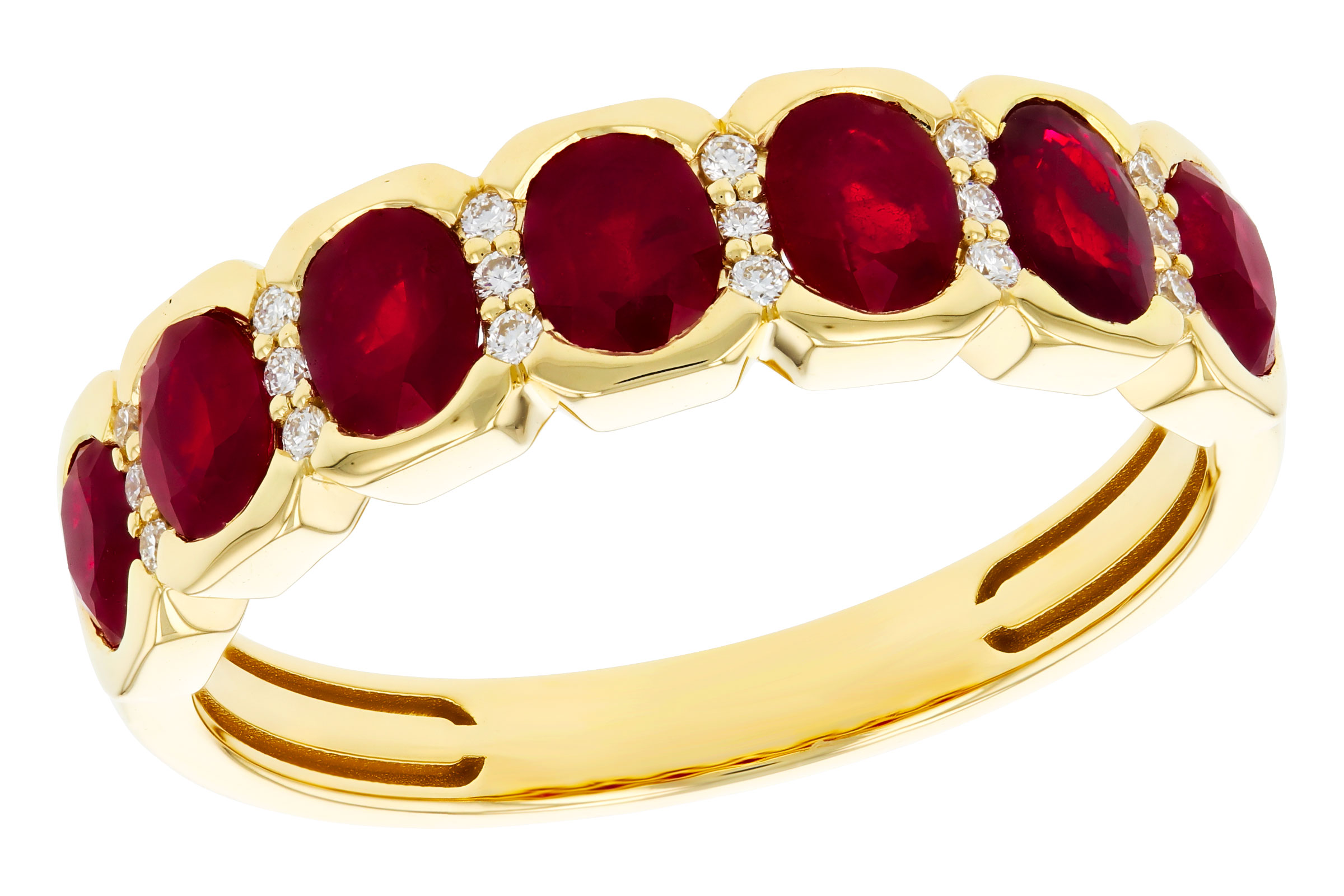 B303-47361: LDS WED RG 1.45 TW RUBY 1.52 TGW
