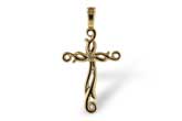 C034-40043: CROSS PENDANT .01 BR