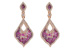 C216-18234: EARR .98 PINK SAPP 1.74 TGW