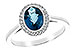 C217-10025: LDS RG 1.27 LONDON BLUE TOPAZ 1.42 TGW