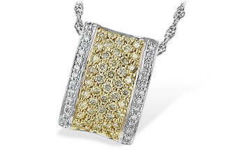 C217-10934: NECK .83 YELLOW DIAS 1.00 TW