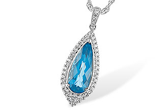 C217-11843: NECK 2.40 BLUE TOPAZ 2.65 TGW