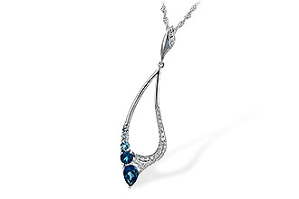 C217-15470: NECK .83 BLUE TOPAZ 1.00 TGW
