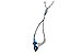 C217-15470: NECK .83 BLUE TOPAZ 1.00 TGW