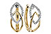 C217-16443: EARRINGS .25 TW