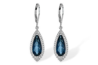 C218-00916: EARR 5.05 LONDON BLUE TOPAZ 5.42 TGW