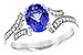 C218-06452: LDS RG 1.15 TANZANITE 1.30 TGW