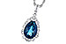 C300-79170: NECK 2.25 LONDON BLUE TOPAZ 2.40 TGW