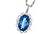 C300-80961: NECK 3.60 LONDON BLUE TOPAZ 3.77 TGW (12x8MM LBT)