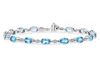 C301-63643: BRACELET 7.80 SWISS BLUE TOPAZ 7.96 TGW