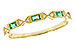 C301-63661: LDS WED RG .10 EMERALD .12 TGW