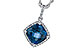 C301-67316: NECK 1.09 LONDON BLUE TOPAZ 1.20 TGW