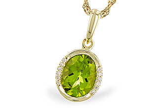 C301-67343: NECKLACE 1.72 TW PERIDOT 1.75 TGW (9x7 PER)