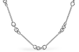 C301-69170: TWIST CHAIN (0.80MM, 14KT, 18IN, LOBSTER CLASP)