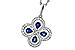 C302-56407: NECKLACE .68 SAPPHIRE TW .96 TGW