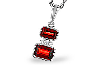 C302-56425: NECK .98 TW GARNET 1.01 TGW