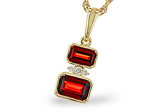 C302-56425: NECK .98 TW GARNET 1.01 TGW
