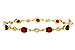 C302-56452: BRACELET 3.68 RUBY 3.92 TGW (7")