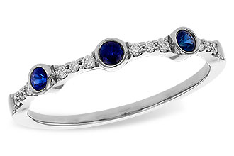 C302-57316: LDS WED RG .16 SAPPHIRE .25 TGW