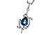C302-58243: NECK 1.20 LONDON BLUE TOPAZ 1.25 TGW (8x6MM LBT)