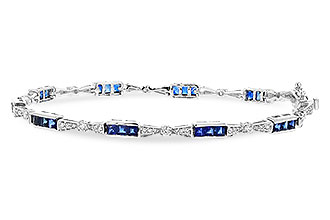 C302-60043: BRACELET 2.10 SAPPHIRE 2.75 TGW (7")