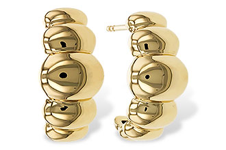 C302-60052: GOLD EARRINGS (18MM)