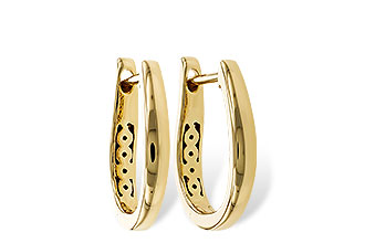 C302-60070: GOLD EARRINGS (15MM)