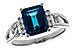 C302-60934: LDS RG 2.42 LONDON BLUE TOPAZ 2.50 TGW (9x7MM LBT)