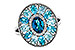 C302-60979: LDS RG 3.02 TW BLUE TOPAZ 3.10 TGW (7x5MM LBT CTR)