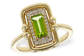 C302-62743: LDS RG .72 PERIDOT .84 TGW (8x4MM PER)