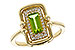 C302-62743: LDS RG .72 PERIDOT .84 TGW (8x4MM PER)