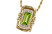 C302-62761: NECKLACE .72 PERIDOT .84 TGW (8x4MM PER)