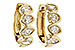 C303-45461: EARRINGS .68 TW FANCY CUT DIAS