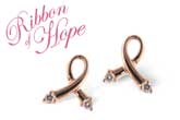 D028-08234: PINK GOLD EARRINGS .07 TW