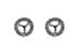 D028-08252: SEMI DIA EARR .12 TW (HOLDS .25 EACH)