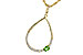 D218-07325: NECK .17 GREEN GARNET .26 TGW